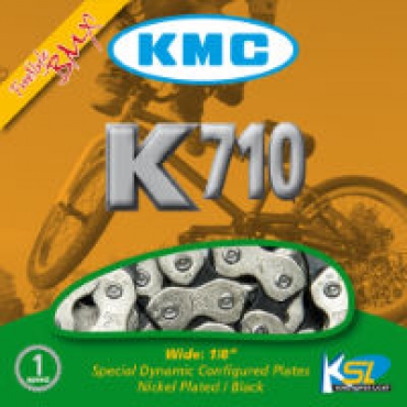 HA Lánc 1/8  K710 KMC 96 szem ezüst | Bicikliakcio.hu